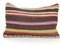 Turkish Striped Oblong Kilim Cushion Cover, Image 1