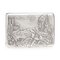 Portasigarette Panslavo in argento massiccio, Russia, fine XIX secolo, Immagine 1