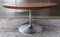 Tavolino da caffè rotondo vintage con base in alluminio cromato, anni '60, Immagine 4