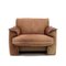 Thick Neck Leather Armchair from Leolux, 1970s, Image 1