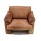 Thick Neck Leather Armchair from Leolux, 1970s 5