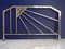 Spanish Art Deco Nickel Headboard and Footboard, Image 17