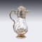 19th Century French Solid Silver & Glass Lemonade Jug by Leon Lapar, 1890s 3