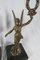 Bronze Statuettes on Marble Bases, Set of 2 7