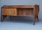 Mid-Century Desk in Walnut by Oswald Vermaercke 1