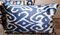 Handmade Ikat Fabric Pillows, Uzbekistan, Set of 2 5