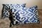 Handmade Ikat Fabric Pillows, Uzbekistan, Set of 2 6