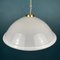 Large Italian Swirl Murano Glass Pendant Lamp, 1980s 7