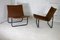 Steel and Canvas Chocolate Chairs from Kebe, Denmark, 1975s, Set of 2 23