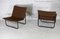 Steel and Canvas Chocolate Chairs from Kebe, Denmark, 1975s, Set of 2 20
