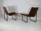 Steel and Canvas Chocolate Chairs from Kebe, Denmark, 1975s, Set of 2 22