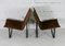 Steel and Canvas Chocolate Chairs from Kebe, Denmark, 1975s, Set of 2 27