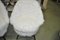 Fauteuil Mid-Century en Fausse Fourrure Blanche, 1950s Set de 2 8