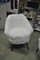 Weißer Mid-Century Sessel mit Kunstfellbezug, 1950er, 2er Set 6
