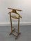Mid-Century Italian Beech and Brass Suit Rack from Fratelli Reguitti, 1950s, Image 13