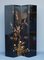 Oriental Four Panel Folding Screen in Lacquered Gold, 1980s 2