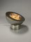 Italian Adjustable Nickel Plated Table Lamp, 1970, Image 1