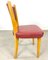 Swedish Red Dining Chairs, 1940s, Set of 8 11