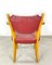 Swedish Red Dining Chairs, 1940s, Set of 8 5