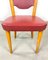 Swedish Red Dining Chairs, 1940s, Set of 8 13
