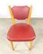 Swedish Red Dining Chairs, 1940s, Set of 8 15