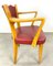 Swedish Red Dining Chairs, 1940s, Set of 8 6