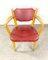 Swedish Red Dining Chairs, 1940s, Set of 8 9