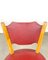 Swedish Red Dining Chairs, 1940s, Set of 8 14