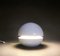 Mid-Century Modern Italian Round White Ceramic Table Lamp from Gabbianelli 3