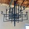 Large Geometrical 22-Lights Chandelier, 1980, Image 6