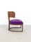 Art Deco Italian Purple Velvet Armchair by Ernesto Lapadula, Image 3