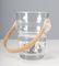 Ice Bucket in Glass and Cane from Holmegaard, 1960s 5