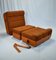 Mid-Century Folding Lounge Chair and Footstool, 1970s, Image 4