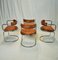 Chrome Dining Chairs in the Style of Gastone Rinaldi, 1980s, Set of 4, Image 6