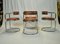 Chrome Dining Chairs in the Style of Gastone Rinaldi, 1980s, Set of 4 7