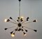 Huge Mid-Century Chandelier from Stilnovo, Italy, 1960s 2