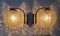 Lámparas de pared Mid-Century de latón, años 70. Juego de 2, Imagen 12