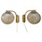 Mid-Century Brass Wall Lamps, Germany, 1970s, Set of 2 1