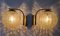 Lámparas de pared Mid-Century de latón, años 70. Juego de 2, Imagen 10
