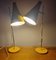 Mid-Century Yellow Table Lamps by Josef Hurka for Lidokov, 1960s, Set of 2 15