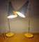 Mid-Century Yellow Table Lamps by Josef Hurka for Lidokov, 1960s, Set of 2, Image 15
