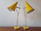 Mid-Century Yellow Table Lamps by Josef Hurka for Lidokov, 1960s, Set of 2 2