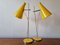 Lampes de Bureau Mid-Century Jaunes par Josef Hurka pour Lidokov, 1960s, Set de 2 5