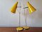 Mid-Century Yellow Table Lamps by Josef Hurka for Lidokov, 1960s, Set of 2 5
