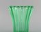 Art Deco Vase in Light Green Glass by Pierre Gire 4