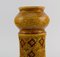 Large Vase in Mustard Yellow Glazed Ceramics by Aldo Londi for Bitossi, 1960s, Image 4