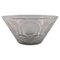 Art Deco Bowl in Clear Mouth Blown Art Glass with Incised Flowers by René Lalique, Image 1