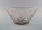 Art Deco Bowl in Clear Mouth Blown Art Glass with Incised Flowers by René Lalique 2