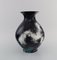 Vase aus glasiertem Steingut von Jens Thirslund für Kähler, 1920er 2