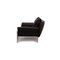 1600 Black Leather Three-Seater Sofa from Rolf Benz, Image 11
